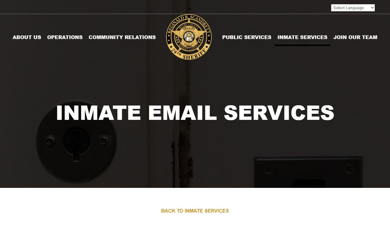 Henry County jail visitation info for inmates