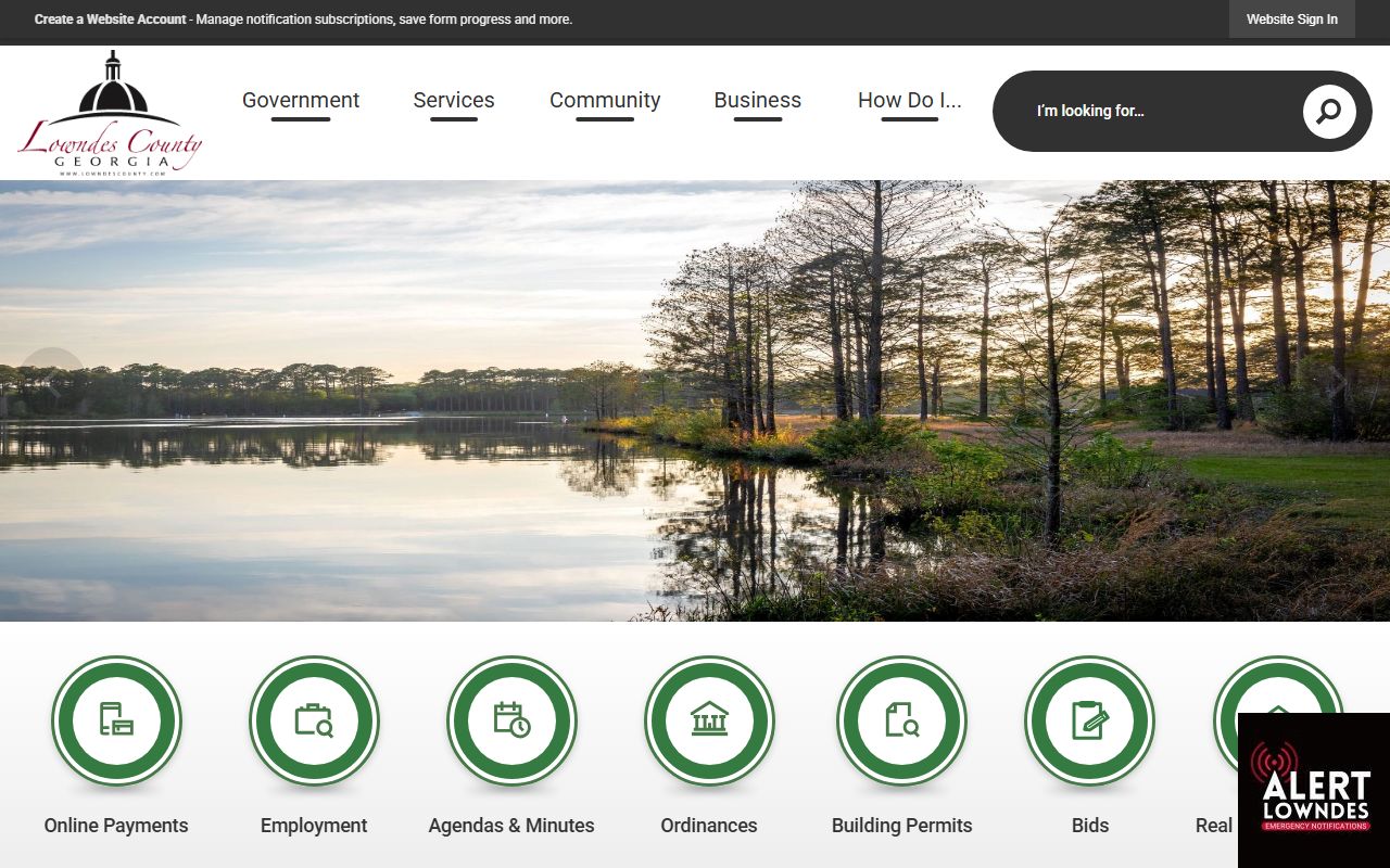 Lowndes County official website for jail mugshot information