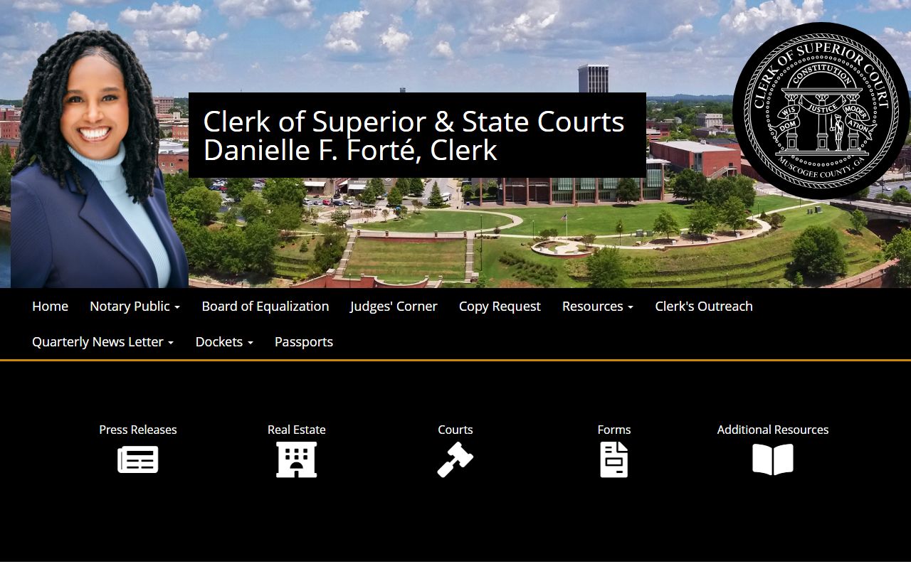 Muscogee County Court Portal for jail mugshot and inmate record searches